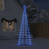 Vidaxxl LED-Weihnachtsbaum 550 LEDs 304 cm blau