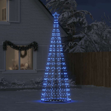 Vidaxxl LED-Weihnachtsbaum 550 LEDs 304 cm blau