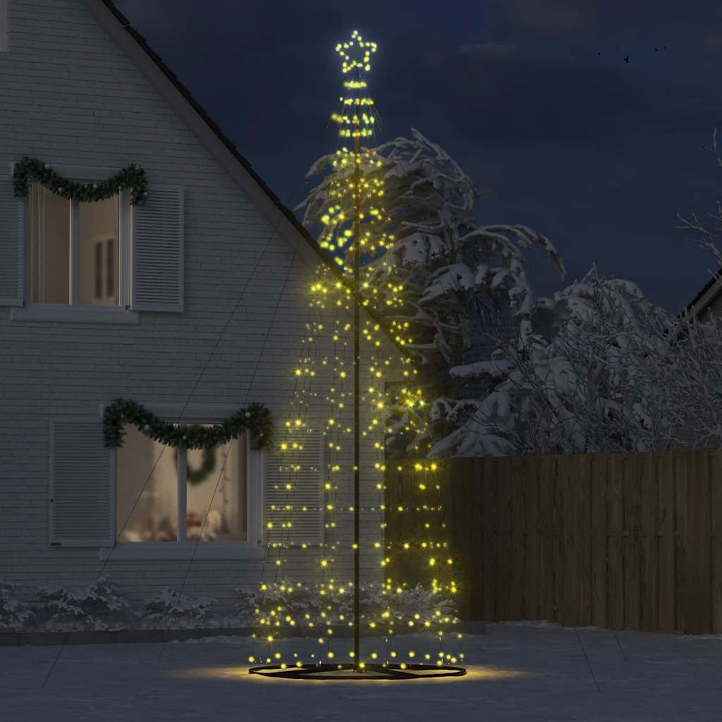 Vidaxxl LED-Weihnachtsbaum 1534 LEDs warmweiß 503 cm