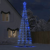 Vidaxxl LED-Weihnachtsbaum 1534 LEDs 503 cm blau