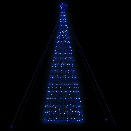 Vidaxxl LED-Weihnachtsbaum 1534 LEDs 503 cm blau