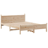 Vidaxl bedframe zonder matras massief grenenhout 150x200 cm
