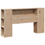 Vidaxl hoofdbord met opbergruimte 135 cm massief grenenhout