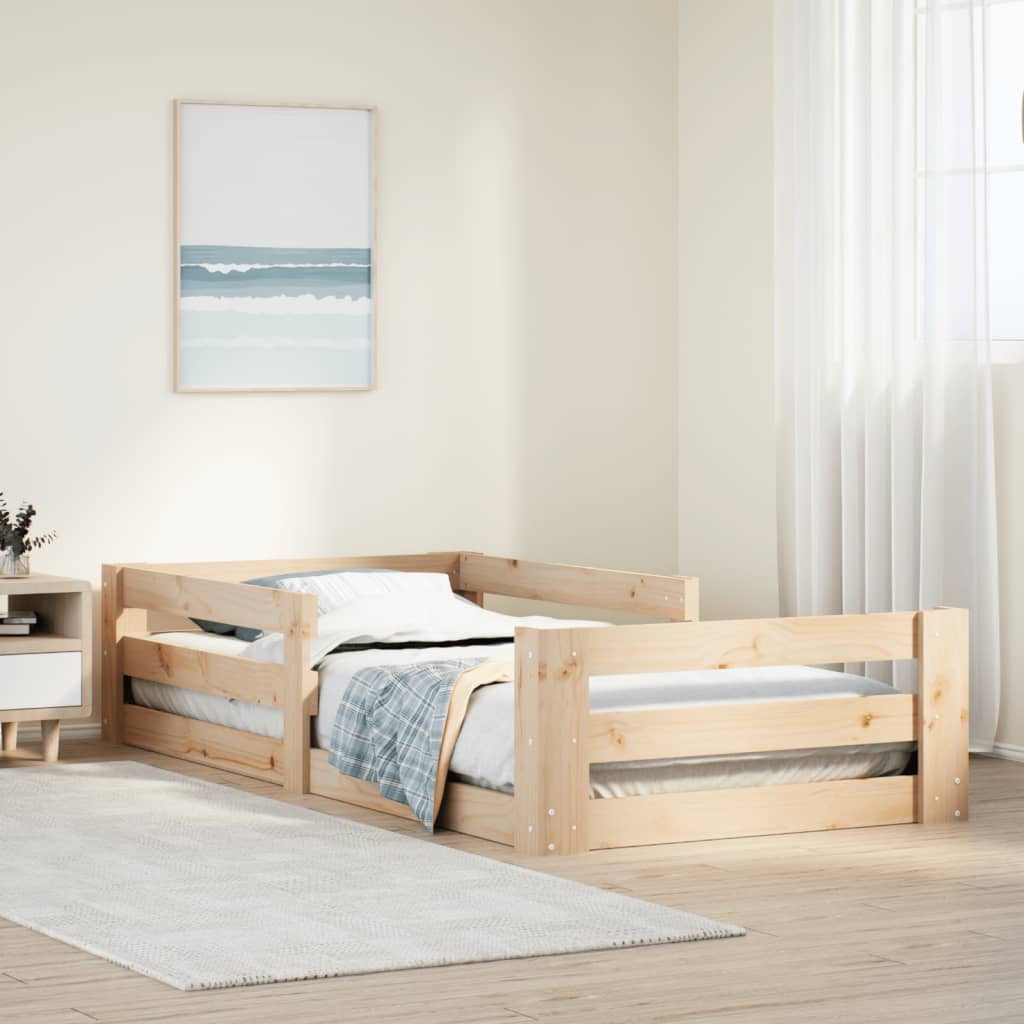 Vidaxl bedframe zonder matras massief grenenhout 100x200 cm