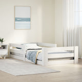 Vidaxl bedframe zonder matras massief grenenhout wit 140x200 cm