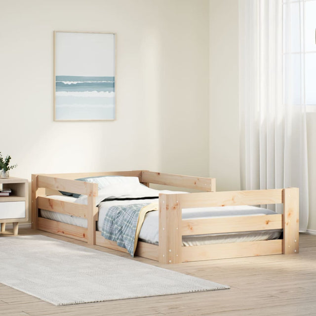 Vidaxl bedframe zonder matras massief grenenhout 70x140 cm