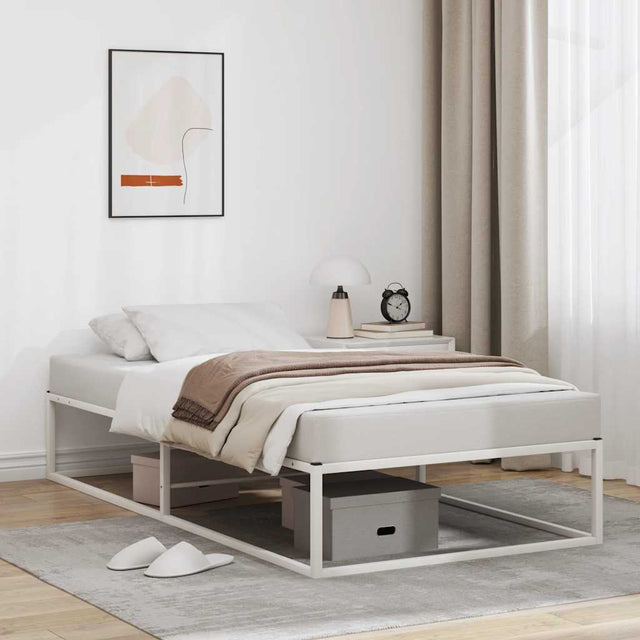 Vidaxl bedframe zonder matras 100x200 cm wit