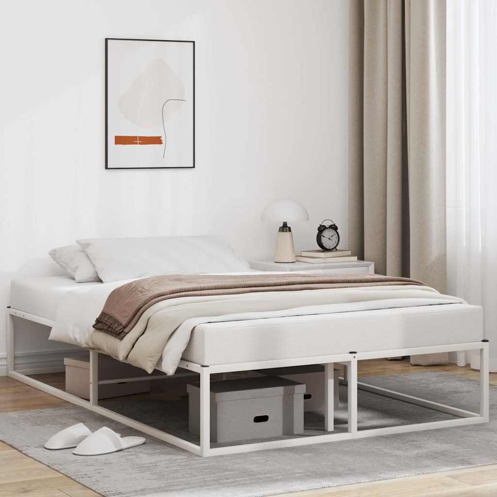 Vidaxl bedframe zonder matras 120x200 cm wit