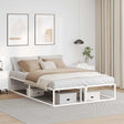 Vidaxl bedframe zonder matras 140x200 cm wit