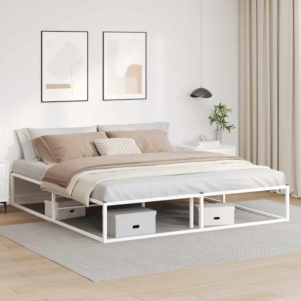 Vidaxl bedframe zonder matras 180x200 cm wit