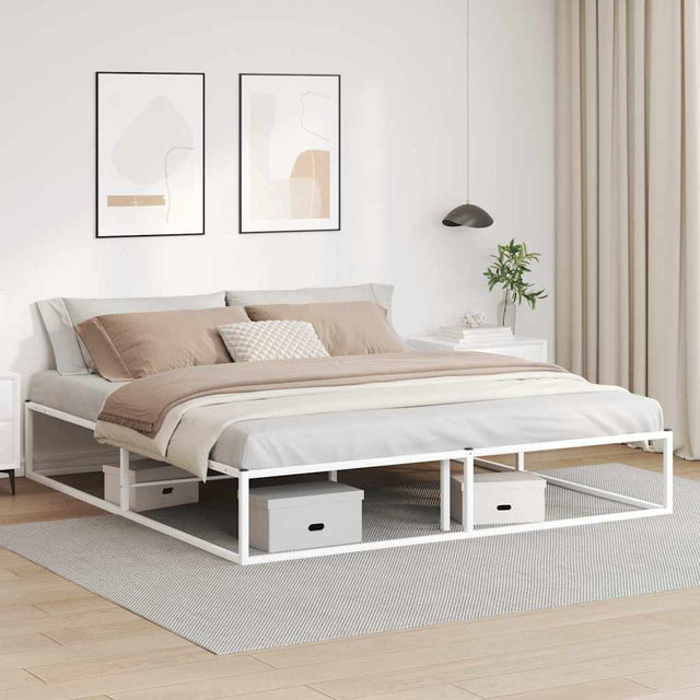 Vidaxl bedframe zonder matras 180x200 cm wit