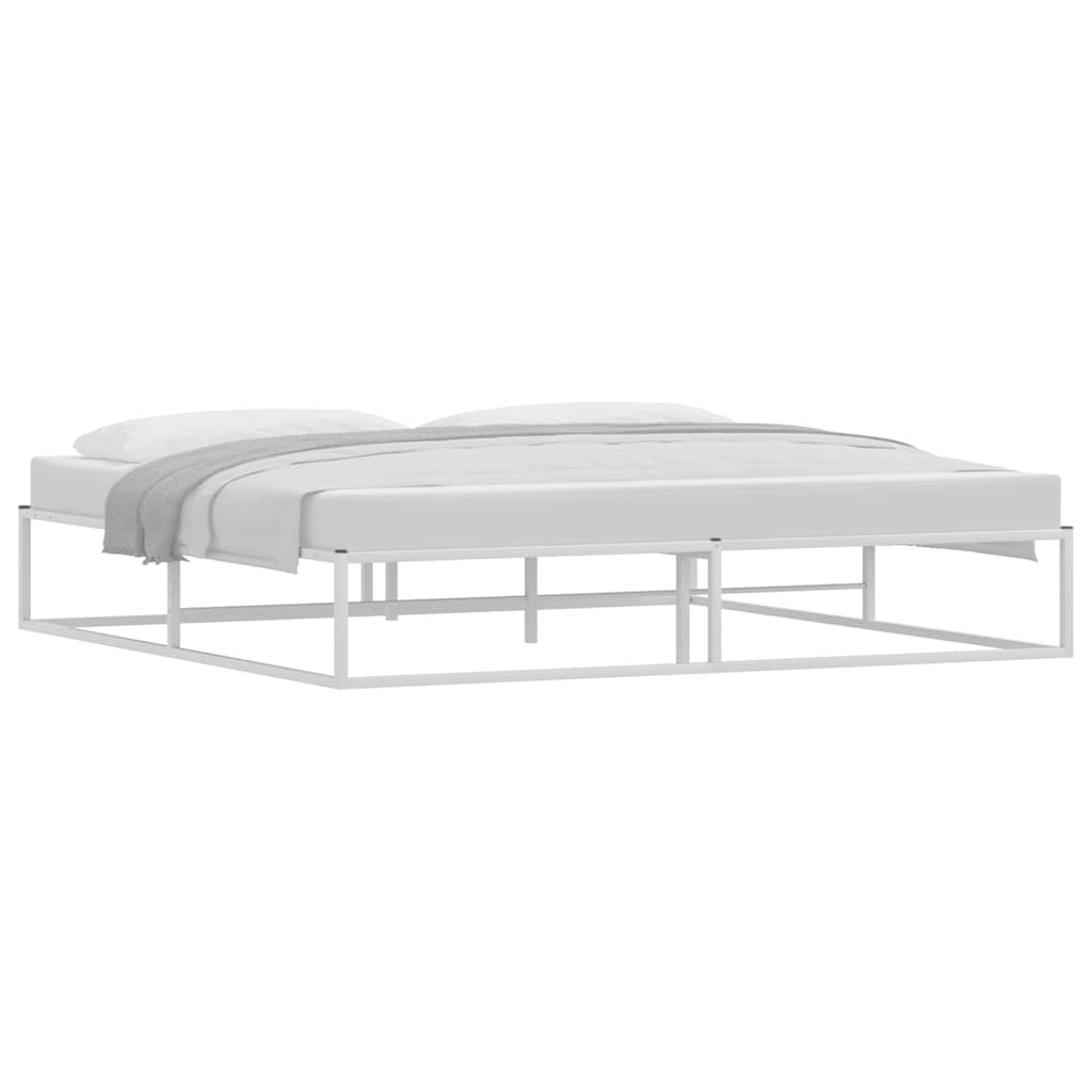 Vidaxl bedframe zonder matras 200x200 cm wit