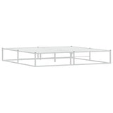 Vidaxl bedframe zonder matras 200x200 cm wit