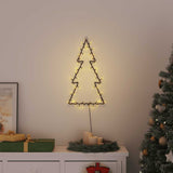 VidaXL Weihnachtsbeleuchtung Weihnachtsbaum Silhouette 80 LEDs warmweiß