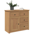 Vidaxl dressoir met lades panama 93x40x80 cm massief grenenhout