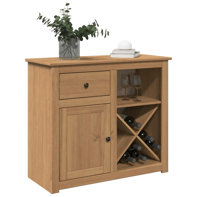Vidaxl dressoir met lade panama 93x40x80 cm massief grenenhout