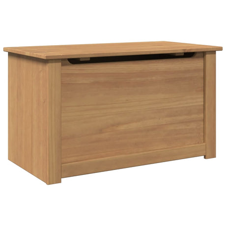 Vidaxl opbergkist met deksel panama 79x42x46 cm massief grenenhout