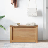 Vidaxl opbergkist met deksel panama 79x42x46 cm massief grenenhout