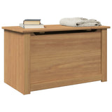 Vidaxl opbergkist met deksel panama 79x42x46 cm massief grenenhout