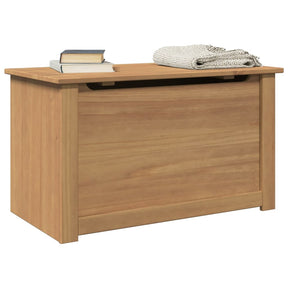 Vidaxl opbergkist met deksel panama 79x42x46 cm massief grenenhout