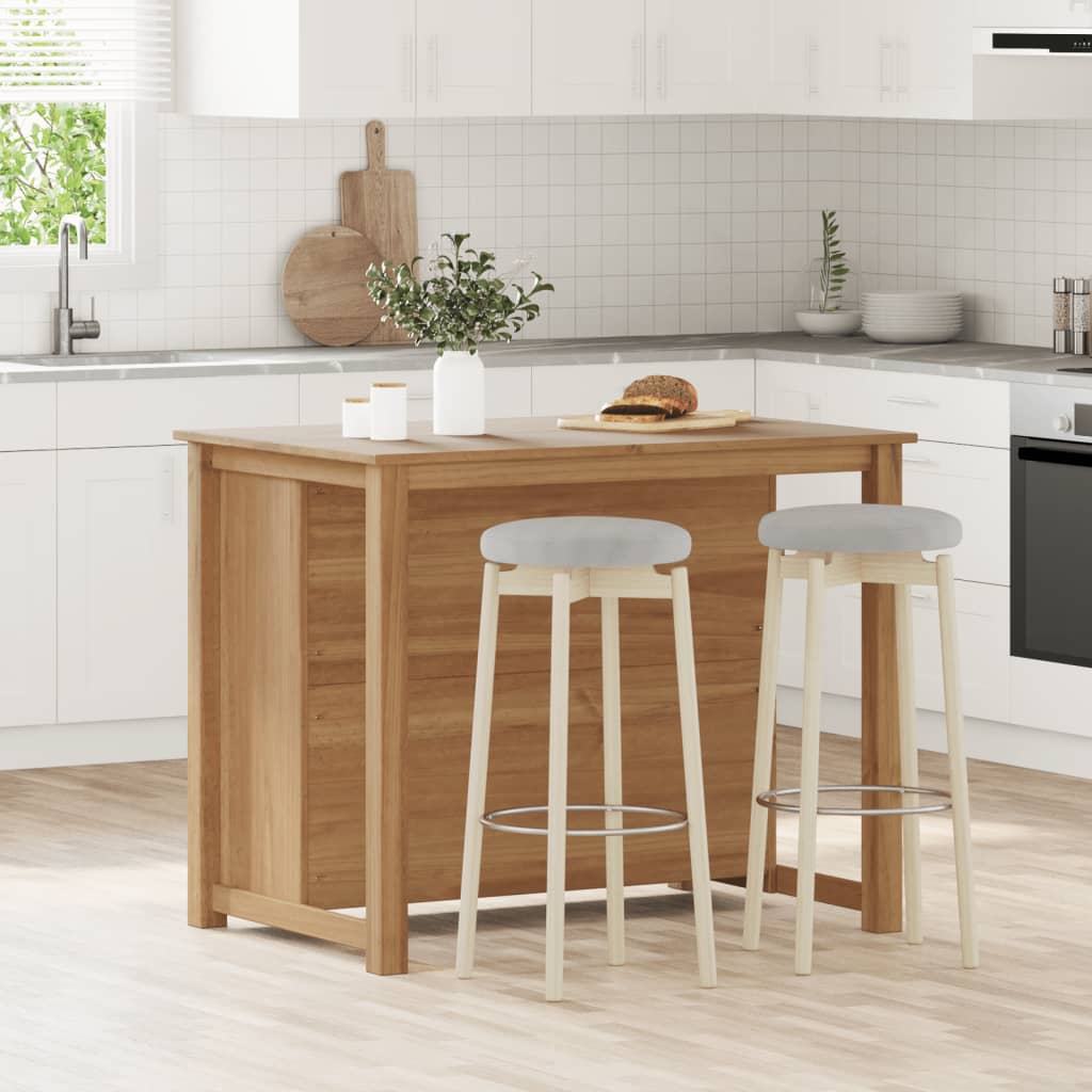 Vidaxl keukeneiland panama 112x77x90 cm massief grenenhout