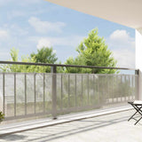 Vidaxl plantenafdekking met zeilringen 1x8 m polyethyleen