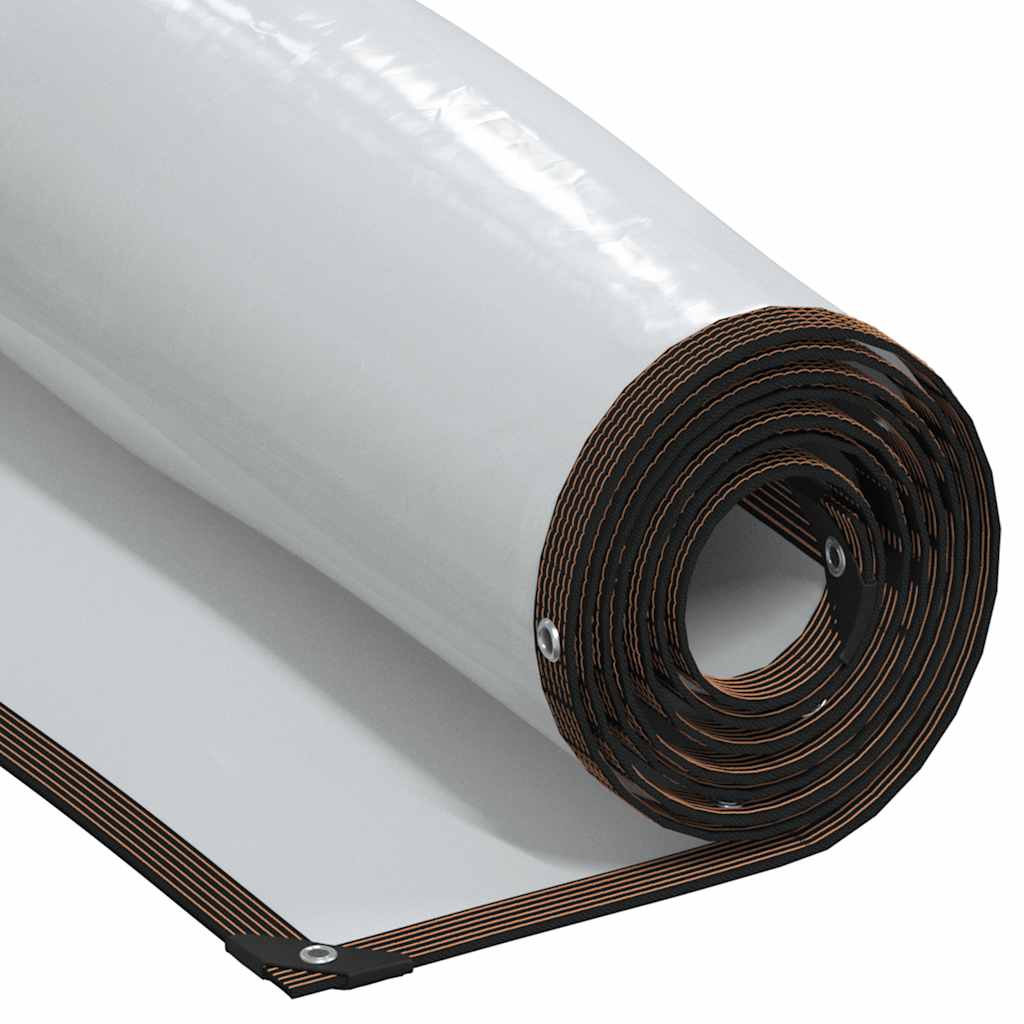 Vidaxl plantenafdekking met zeilringen 2x8 m polyethyleen