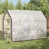 Vidaxl plantenafdekking met zeilringen 3x5 m polyethyleen