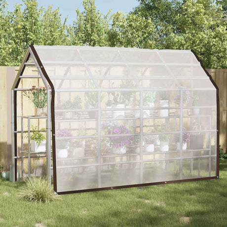 Vidaxl plantenafdekking met zeilringen 3x6 m polyethyleen