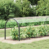 Vidaxl plantenafdekking met zeilringen 1x6 m pvc