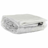Vidaxl plantenafdekking met zeilringen 1x6 m pvc