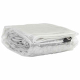 Vidaxl plantenafdekking met zeilringen 2x4 m pvc