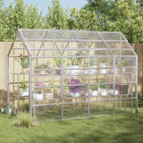 Vidaxl plantenafdekking met zeilringen 3x6 m pvc