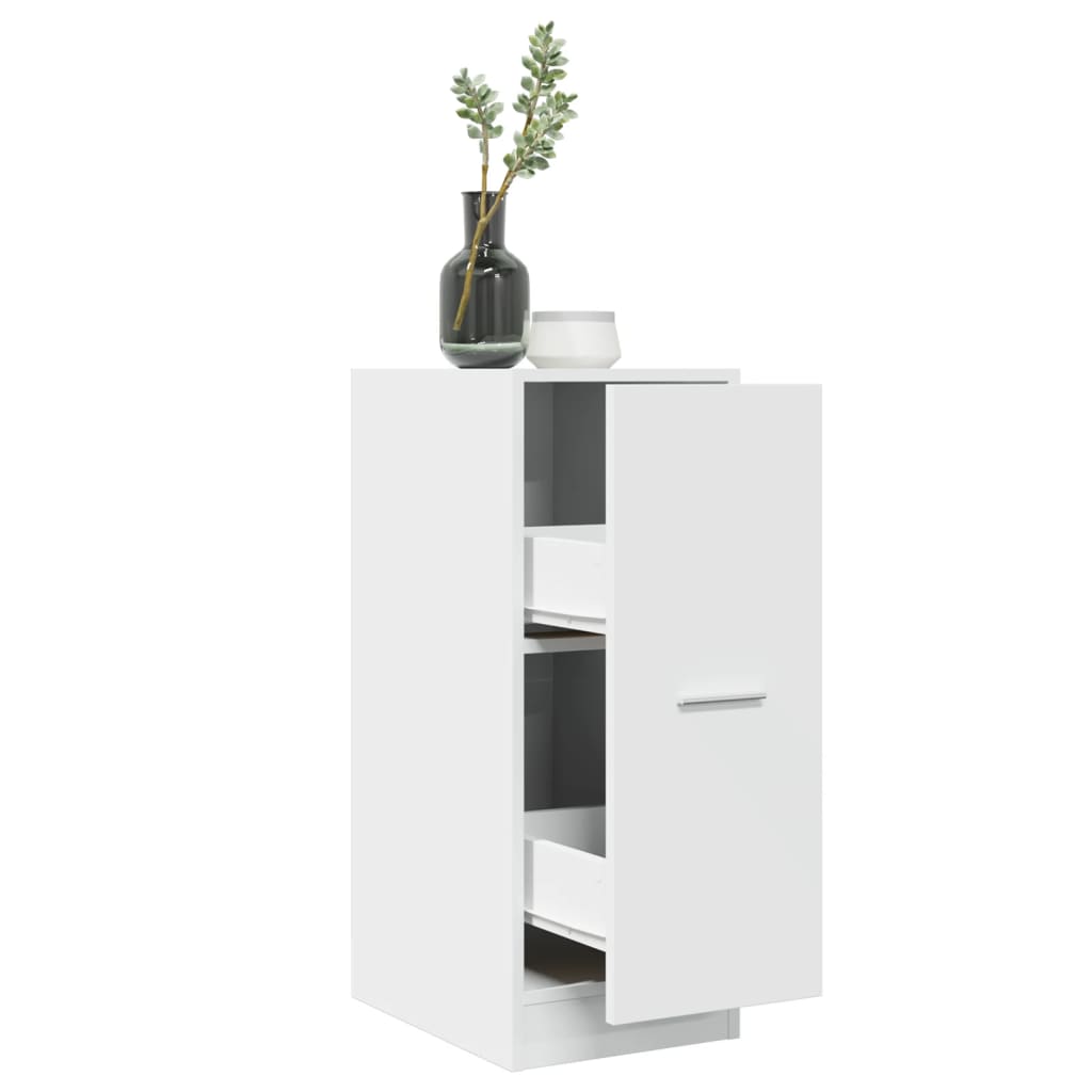 Vidaxl apothekerskast wit 30x41x77,5 cm bewerkt hout