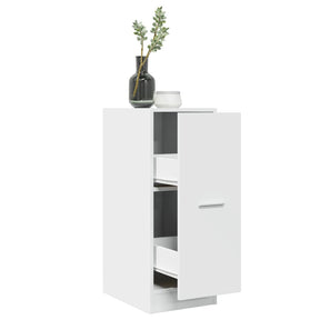 Vidaxl apothekerskast wit 30x41x77,5 cm bewerkt hout