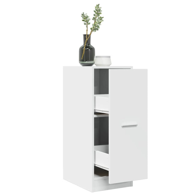 Vidaxl apothekerskast wit 30x41x77,5 cm bewerkt hout
