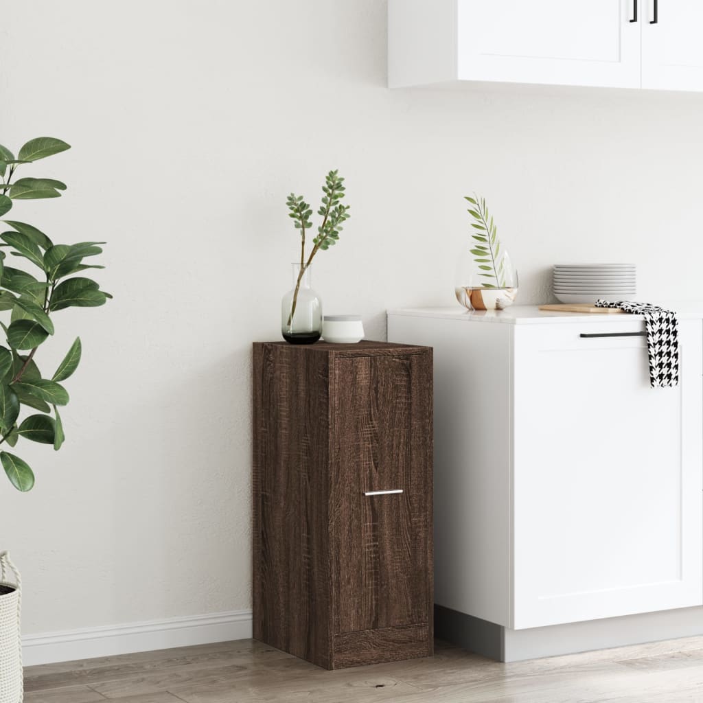Vidaxl apothekerskast 30x41x77,5 cm bewerkt hout bruin eikenkleurig