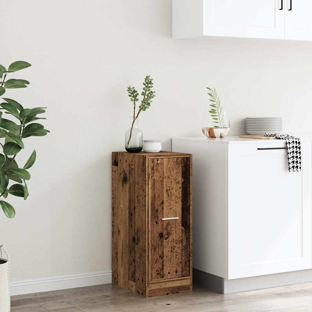 Vidaxl apothekerskast 30x41x77,5 cm bewerkt hout oud houtkleurig