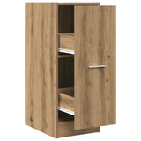 Vidaxl apothekerskast 30x41x77,5 cm bewerkt hout artisanaal eikenkleur