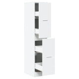Vidaxl apothekerskast wit 30x41x144,5 cm bewerkt hout