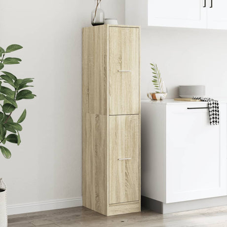 Vidaxl apothekerskast sonoma eiken 30x41x144,5 cm bewerkt hout