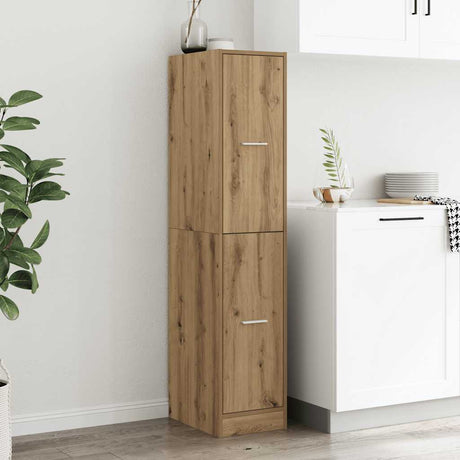 Vidaxl apothekerskast artisian oak 30x41x144,5 cm bewerkt hout
