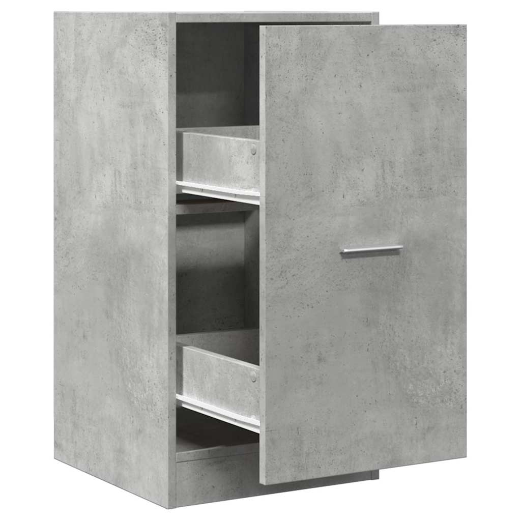 Vidaxl apothekerskast 40x41x77,5 cm bewerkt hout betongrijs