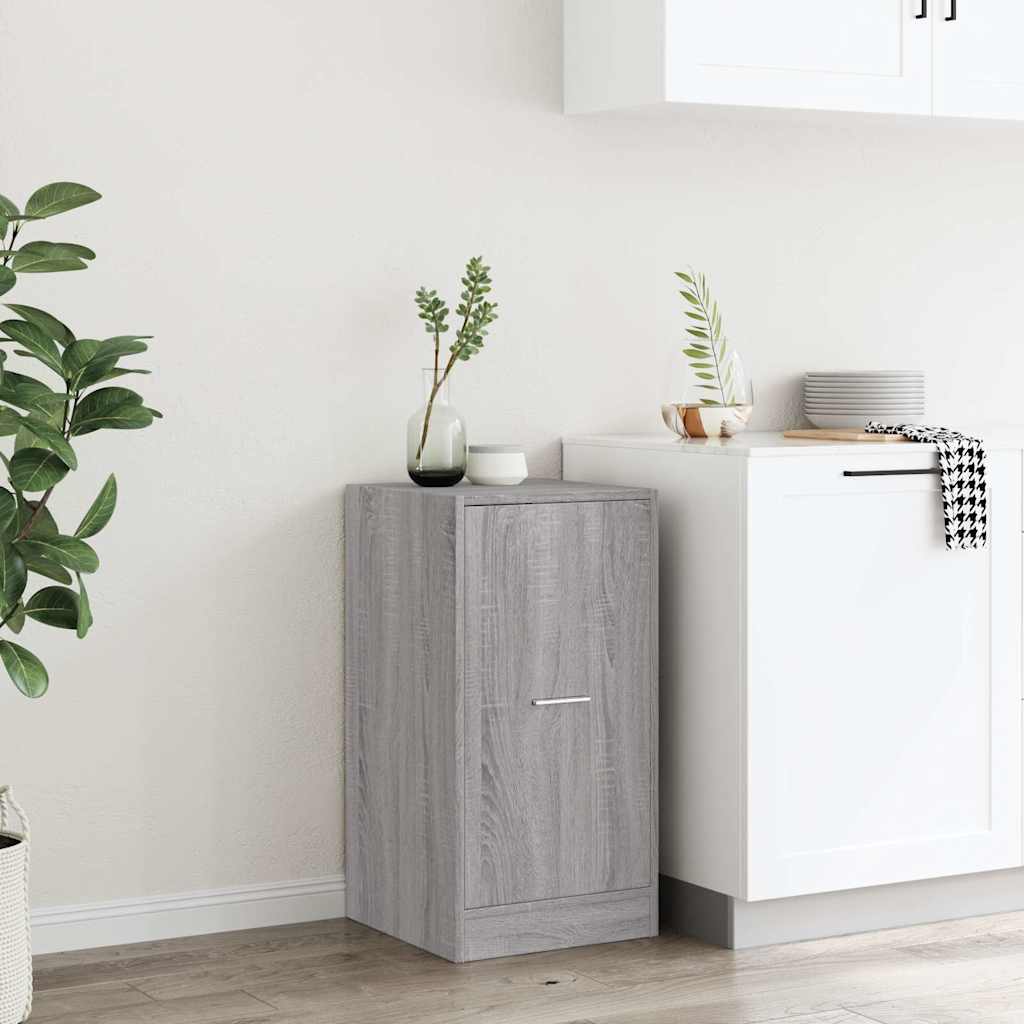 Vidaxl apothekerskast 40x41x77,5 cm bewerkt hout grijs sonoma eiken