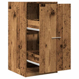 Vidaxl apothekerskast 40x41x77,5 cm bewerkt hout oud houtkleurig