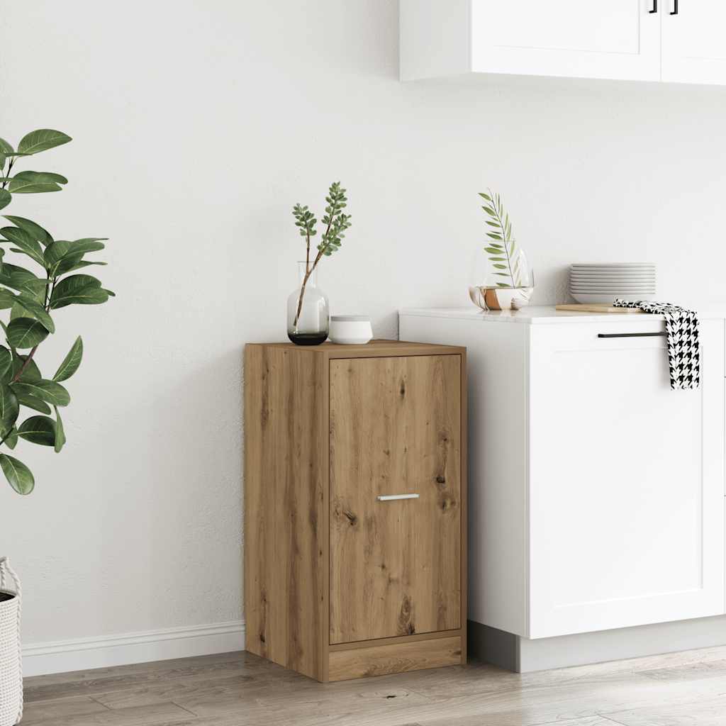 Vidaxl apothekerskast 40x41x77,5 cm bewerkt hout artisanaal eikenkleur