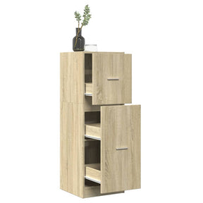 Vidaxl apothekerskast 40x41x118 cm bewerkt hout sonoma eikenkleurig
