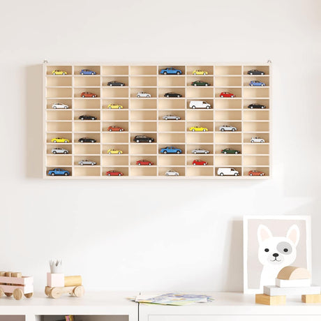 Vidaxl houten verzamelaarsvitrine met 80 vakken 80x4,5x40,5cm