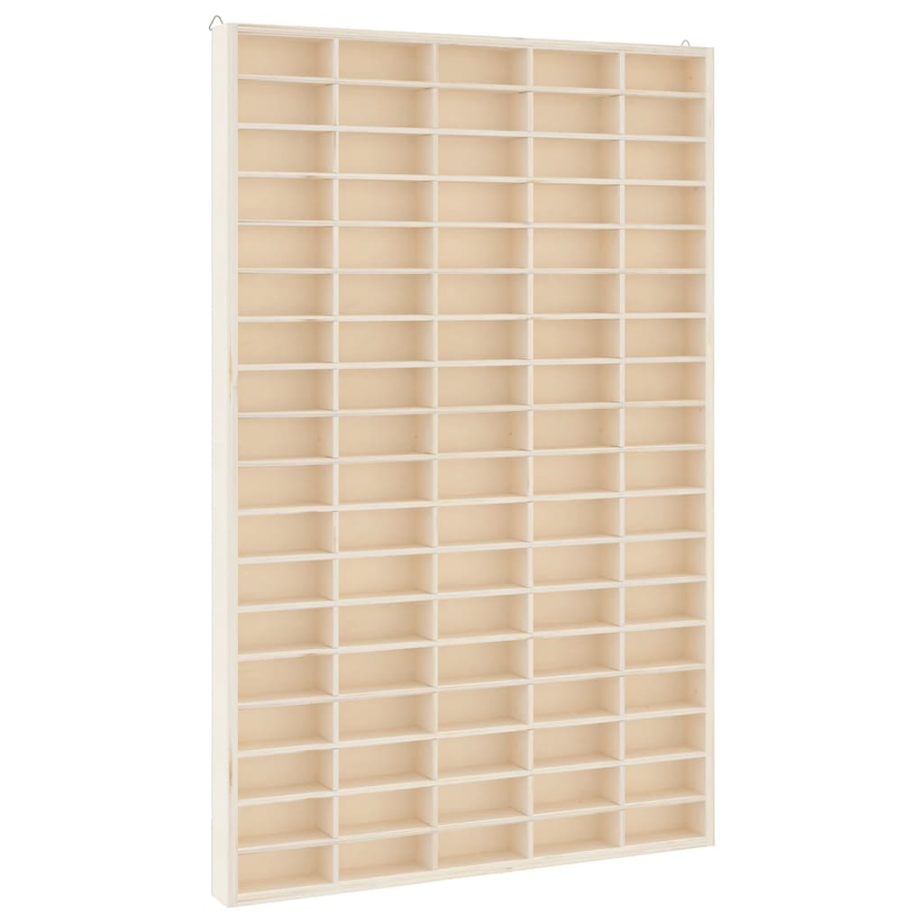 Vidaxl houten verzamelaarsvitrine met 90 vakken 50,5x4,5x79cm
