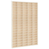 Vidaxl houten verzamelaarsvitrine met 90 vakken 50,5x4,5x79cm
